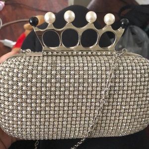 Diamond and pearl purse!